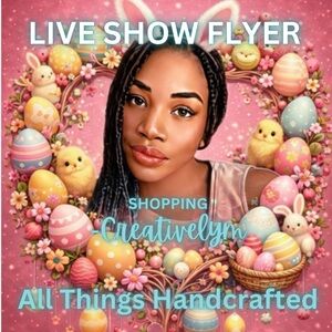 Creatively M is live SHARE SHOW FLYER 🗓️NO THEME HAPPY FRIDAY 🧶